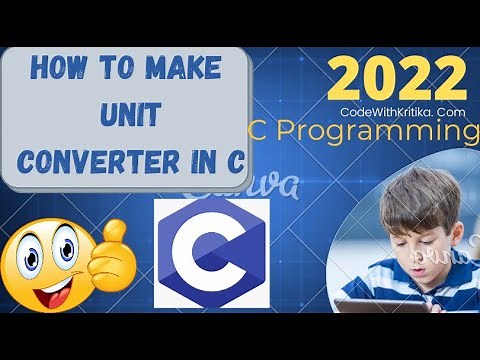 How to make Unit Converter in C || Unit Converter Project || CodeWithKritika