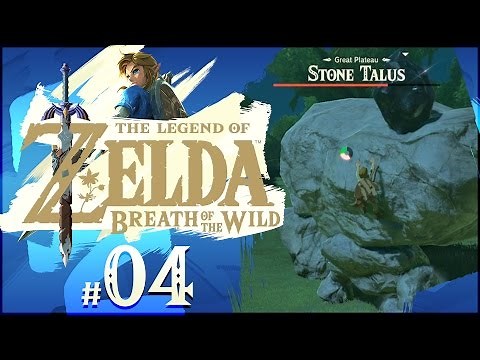 The Legend of Zelda: Breath of the Wild - Part 4 | Stone Talus Boss Battle!
