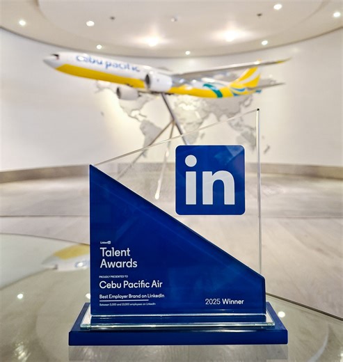 Cebu Pacific Wins LinkedIn Best Employer Brand for Third Consecutive Year