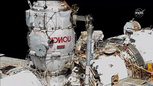 99K views · 8.2K reactions | Cosmonauts Sergey Ryzhikov and Sergey Kud-Sverchkov completed their first spacewalk today at 5pm ET. The duo began readying the station for a new Russian module. https://go.nasa.gov/38VsVR2 | International Space Station | Facebook
