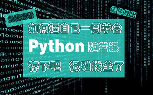 【强推】2025最新录制全B站最新的Python零基础自学全套教程，手把手教学，一周带你从入门到实践！