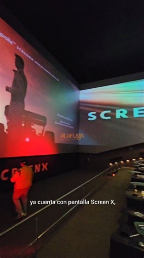 Cinépolis VIP ANDARES ya cuenta con con pantalla #SCREENX que permite un ángulo de visión de hasta 270 grados | Alafuga