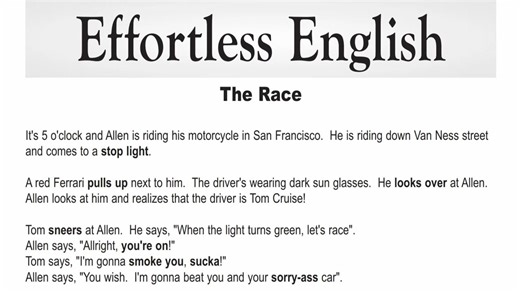 EFFORTLESS ENGLISH lEVEL 1 LESSON 08