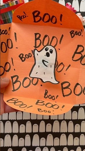 DIY Handmade Halloween Card | Easy Ghost Pop-Up Card Tutorial for Spooky Halloween Crafts