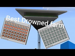 The best drowned farm in 1.21 minecraft bedrock edition