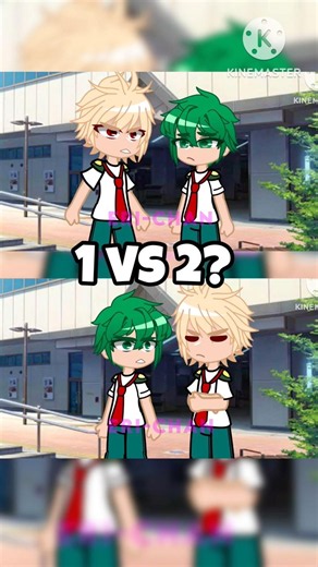 FAHH 1vs2 #gacha #gachaclub #myheroacademia #gachalife #trend #deku #mha #funny