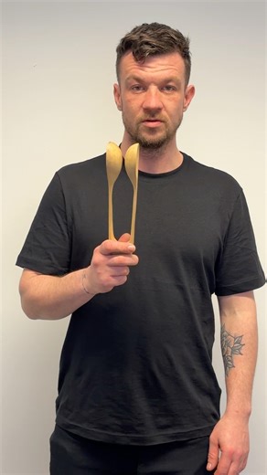 Playing Musical Spoons for the First Time