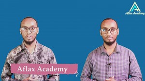 Baro Luuqada English, Xisaabta iyo IT ga adoo jooga goobtaada. Nagalaxriir Whatsapp yada: WhatsApp1: https://wa.me/252634691104 WhatsApp2: https://wa.me/254722662441 Maadooyinka lagubarto Aflax Academy waxaa kamida English, Mathematics (dugsi hoose dhexe ilaa sare), All Computer Basics, Video Editing, Graphic Design, Programming Languages, Web Design, Database Systems iyo maadooyinkale. Dhamaantood waxay kubaxaan online waxaana lagabartaa shabakada aflaxacademy.com iyadoo dhamaan casharada lagus