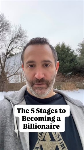 There are five stages to becoming a billionaire. Stage one: master a high-income skill, which typically caps you at around $500K in annual income. Stage two: build a scalable business, stop trading time for money, and start building systems that generate revenue without your direct involvement, pushing you toward your first million in net worth. Stage three: acquire assets that produce passive income—real estate, businesses, intellectual property—elevating you to approximately $10 million in net