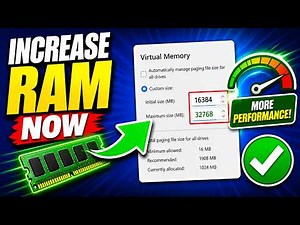 How To Increase Virtual Memory (RAM) in Windows PC & Laptop