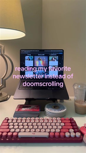 At babblings I’m on a mission to bring back that old web feel and detach ourselves from the constant mania of the algorithm The babblings report is our monthly newsletter that includes: 🌀reading curriculum 🌀movie club recommendations 🌀monthly tarot reading 🌀mini seasonal articles & more! So no you can’t find it on substack but that’s because I want to invite you into a my world, one which I built from scratch to sooth that y2k nostalgia itch. Come find us at BABBLINGS.NET & subscribe to beco