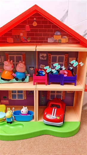 Satisfying with Unboxing & Review Peppa Pig Playset Toy ASMR #toys #peppapig #shorts