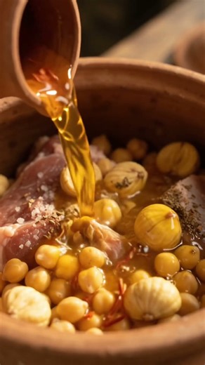 Traditional Azerbaijani Sheki Piti Recipe in 10 Seconds! 🍲 #foodasmr #recipe #azerbaijanifood