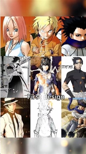 🤯 First Design vs. Final Design! Which Glow-Up Was the Best? ✨#animenews