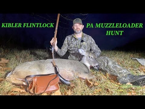 PENNSYLVANIA MUZZLELOADER HUNT!! KIBLER FLINTLOCK BUILD TO FIELD!!