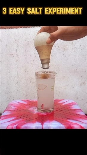 3 Easy Salt Experiment #shorts #shortsfeed #experiment
