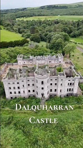 “The Abandoned Dalquharran Castle… Unreal Views! 😱🏴󠁧󠁢󠁳󠁣󠁴󠁿”