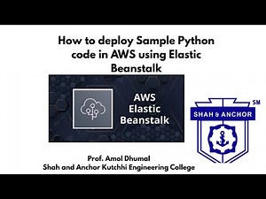 How to deploy Sample Python code in AWS using Elastic Beanstalk