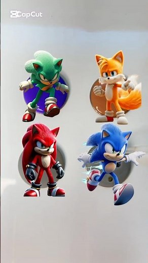 Reversed Sonic the Hedgehog Stickers – Speed in Reverse Motion #satisfyingvideo #colormixing #resina