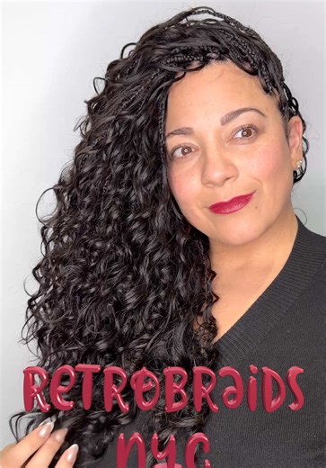 Goddess Braids: Small Loose Wave Human Hair