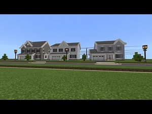 Minecraft: City Of Evansburg - Episode 11 - Suburban Neighborhood (Speed Build - Part 1)