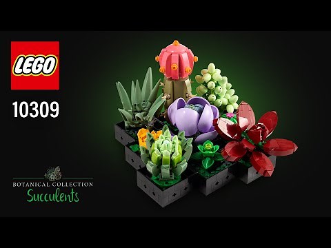 LEGO® ICONS™ | Succulents (10309)[771 pcs] Step-by-Step Building Instructions | Top Brick Builder