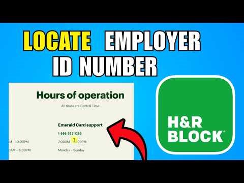 How To Locate Employer ID Number In H&R Block (2026) (Best Method)