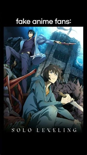 Fake anime fans be like😏