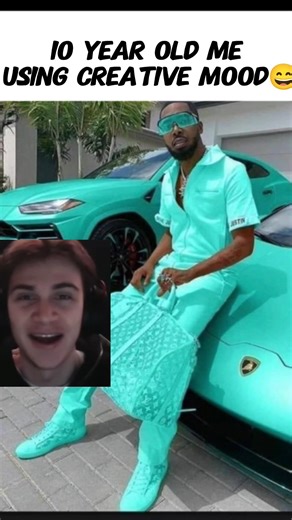 10 year old me using creative mood 😅😅