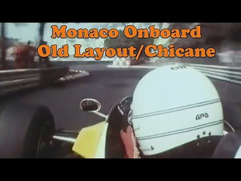 Monaco F1 Onboard 1970-1984 Old Layout - Old chicane