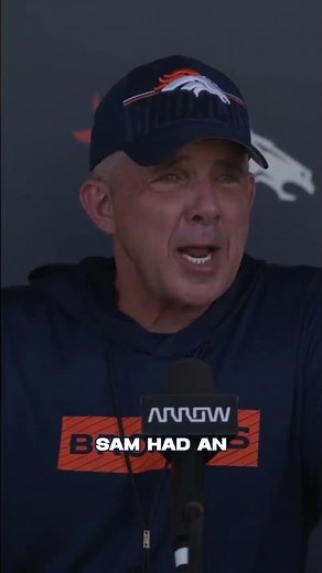 HC Sean Payton on QB Sam Ehlinger staying with the Broncos 🗣️ #broncos #nfl #ehlinger #shorts