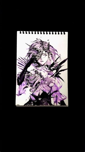 Mei #shorts #art #drawing #animeart #howtodraw #artprocess #satisfying #sketchbook #artist #viralart