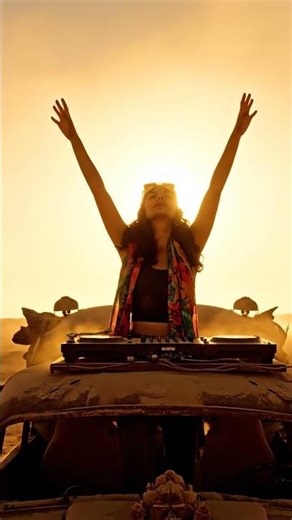 The view from the DJ booth is insane... 🤯👀 #Shorts #BehindTheScenes #StageView #CrowdControl