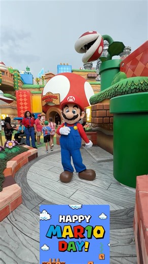 Super Mario Day Super Nintendo World Epic Universe #shorts
