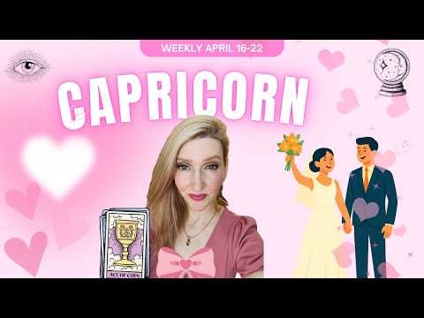 CAPRICORN YOU MAY BE SURPRISED WHO SHOWS UP THIS WEEK WITH AN APPLOGY!