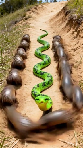 룬 파이썬 색 변신! 잎무늬 판골린의 회전 마법 Rune Python's Color Changed by Rotation Magic 🐍🦔