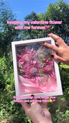 preserve the flowers you received this valentines 😍💗✨ #valentinesday #flowerpreservation #bouquet #flowers #driedflowers