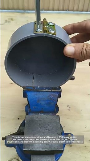 DIY Hinged PVC Cover for Outdoor Equipment