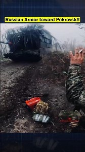 Russian Armor Vehicles Rolling Toward Pokrovsk!