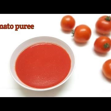 Tomato Puree | How to make tomato puree | Easy and quick tomato puree