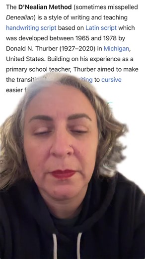 Understanding D'Nealian Handwriting Style