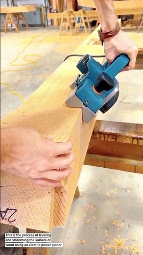 Master Timber Craft Electric Hand Planer for Perfect Wood Surfacing Traditional Carpentry Precision