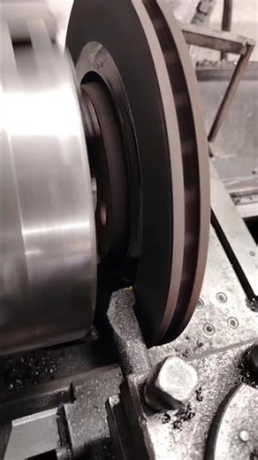 Brake disc machining #machining #lathe #lathe #fyp