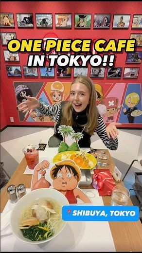 A ONE PIECE CAFE just opened in Tokyo and it’s amazing!!😍🏴‍☠️ #onepiece #tokyo #japan