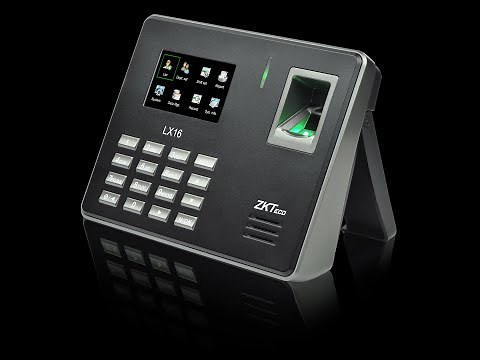 How To Register Add New User In Biometric Time Attendance (ZKTeco LX16)