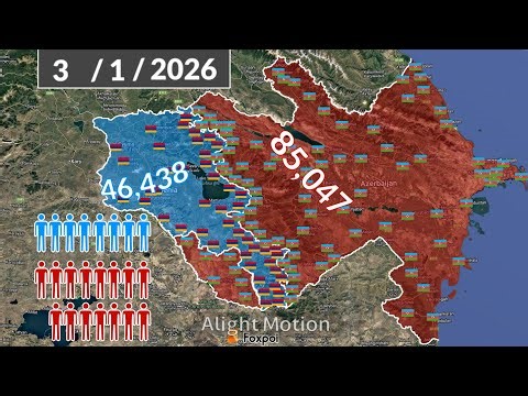Azerbaijan vs Armenia using Google Earth (Only Fiction!!!)