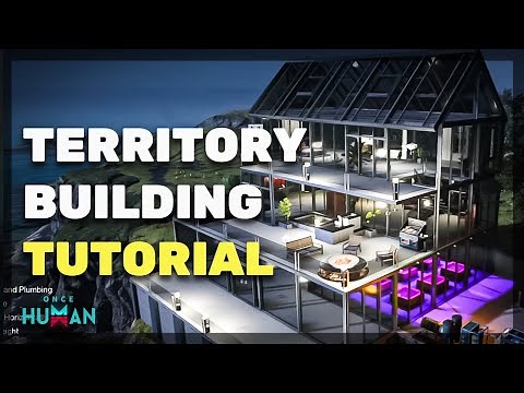Once Human LUXURY GLASS COMPLEX Territory Build!