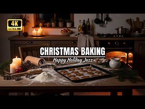 Cozy Christmas Kitchen Baking 🍪 Cheerful Jazz Music for Happy Holiday Mood