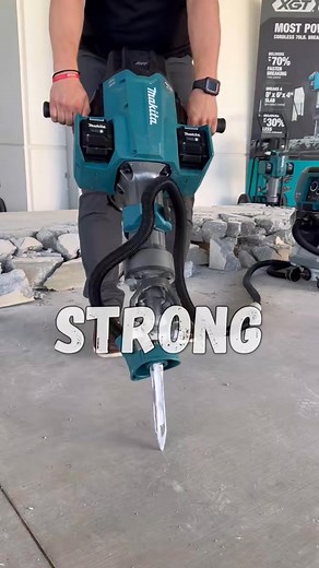 2.1K views | Tools USA 80V 70lbs Jack Hammer! With Bluetooth Auto Switch for the vacuum! #DIYProjects #ToolTime #HomeRenovation #ConstructionLife #DIYTools #Remodeling #construction #renovation #makitapoweron | Riley Jamie | Facebook