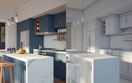 照片级！KG大神的vfs室内渲染